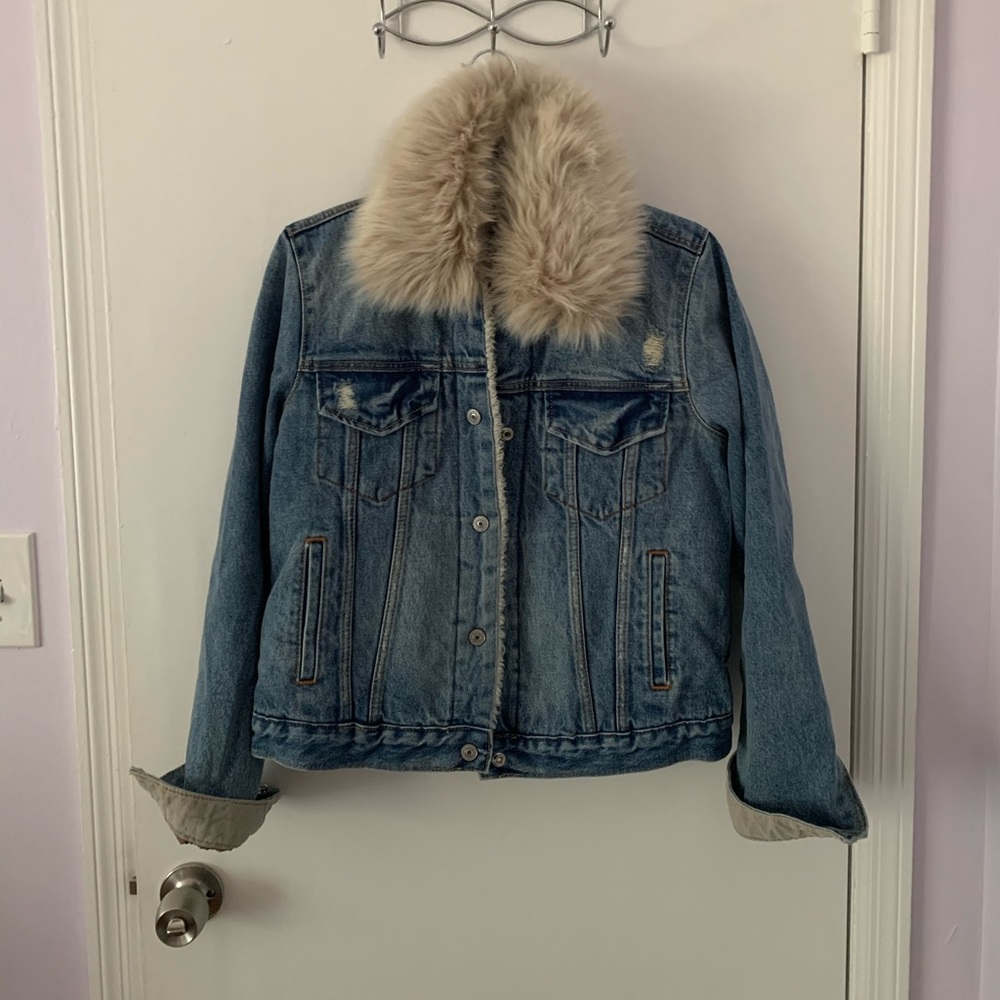 Abercrombie and Fitch lined Jean jacket